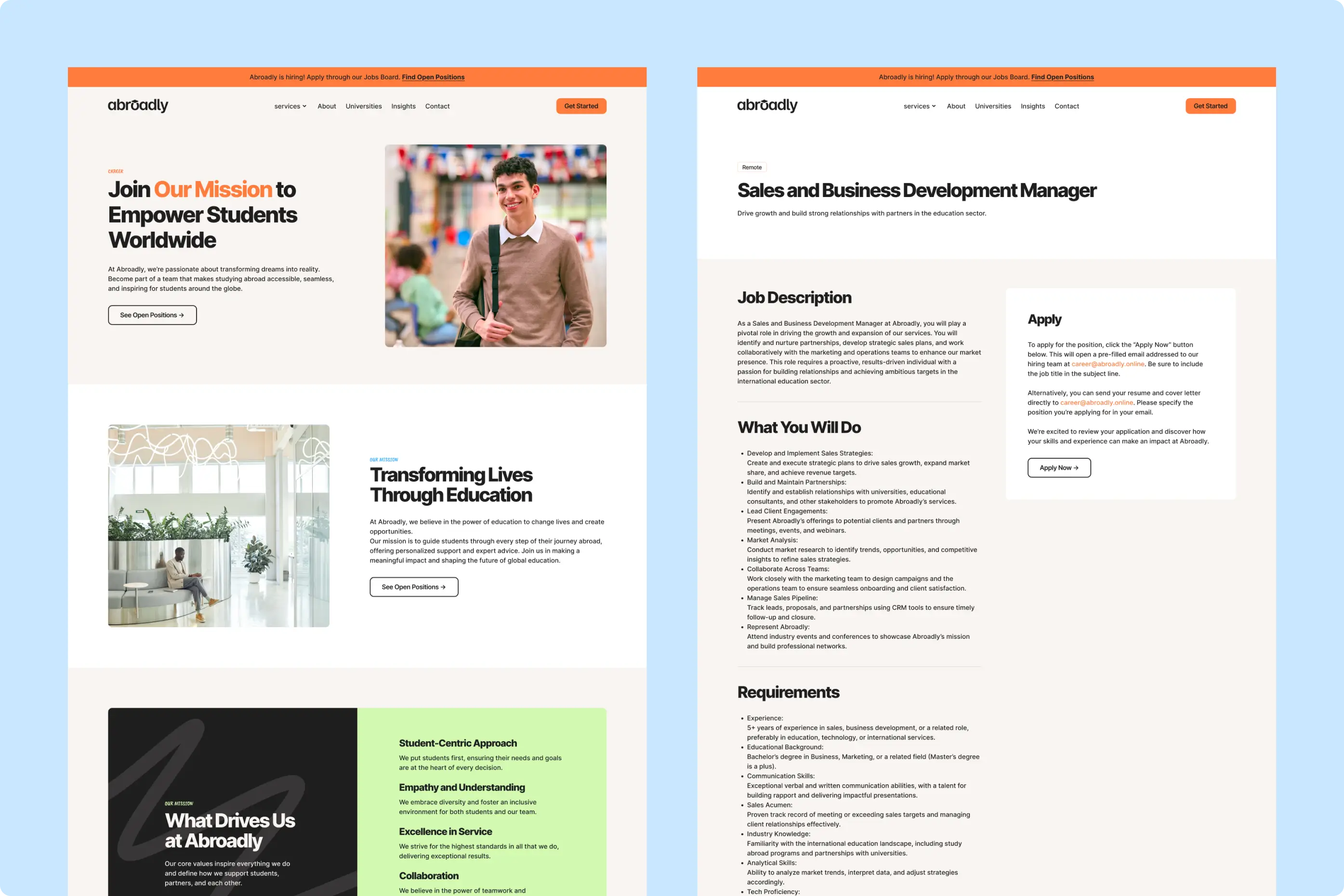 Abroadly case study screenshot 6