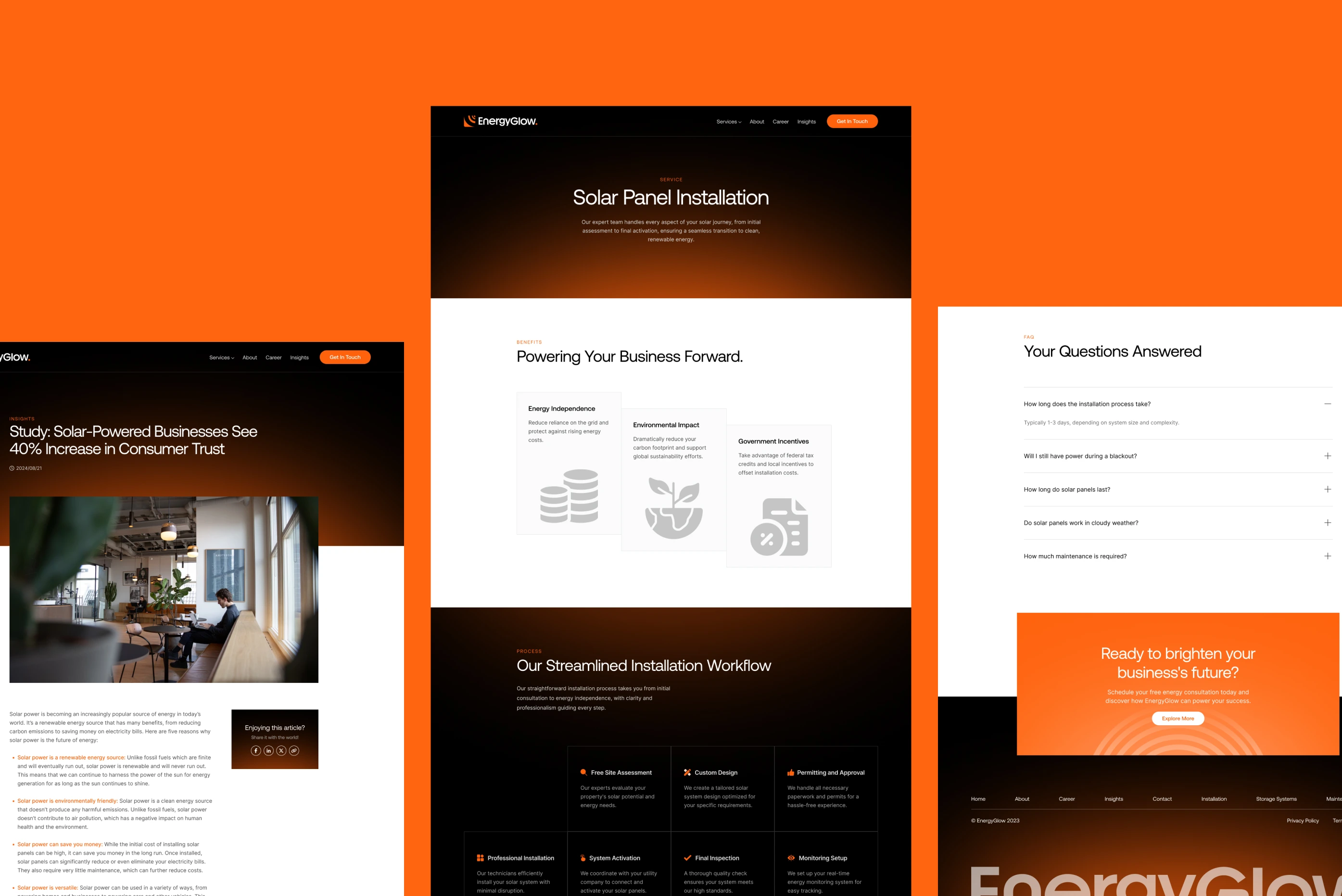 EnergyGlow case study screenshot 5