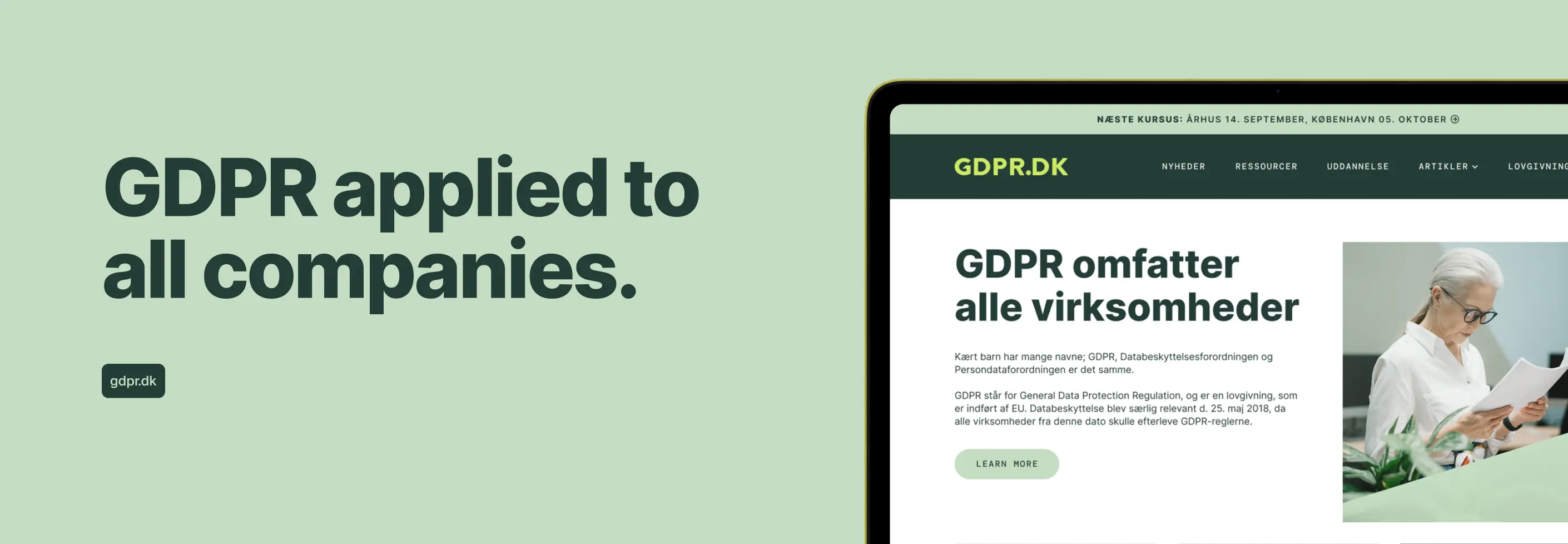 GDPR.dk case study screenshot 1