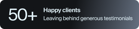 50+ happy clients